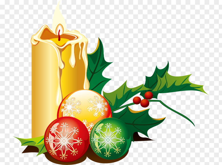 Vector Christmas Candles Candle PNG
