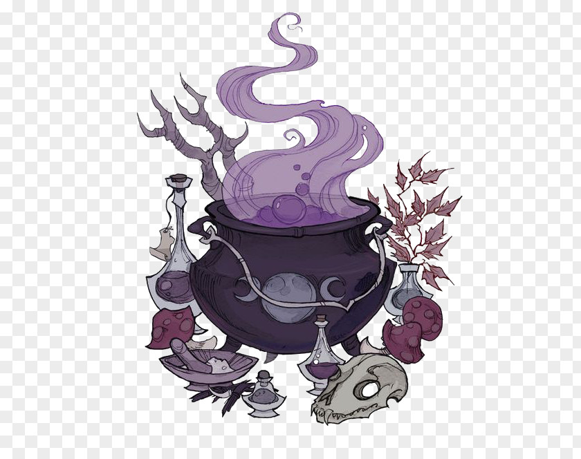 Witch Decoction Witchcraft The Arts Drawing Illustration PNG