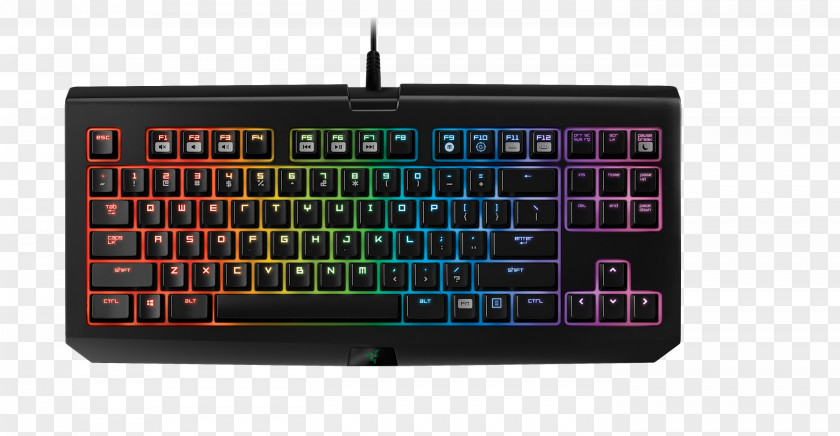 Computer Keyboard Razer BlackWidow Tournament Edition Chroma V2 Blackwidow X PNG