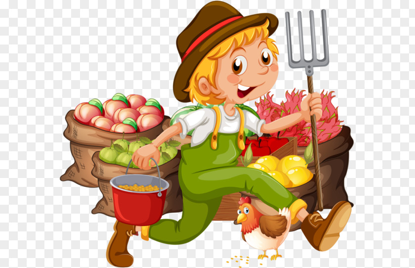 Farmer Vector Graphics Stock Illustration Clip Art Image PNG