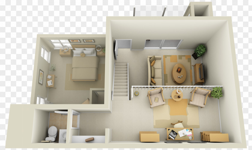 House Floor Plan Apartment Lake PNG