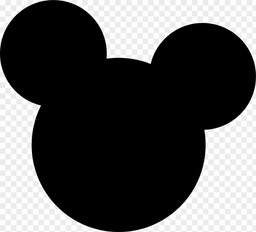 Minnie Mouse Head Sillouitte Mickey The Walt Disney Company Clip Art PNG