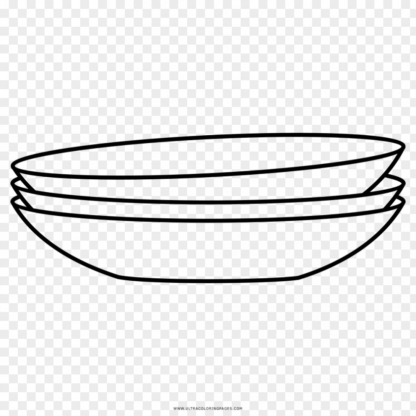 Plate Coloring Book Dish Drawing Tableware PNG