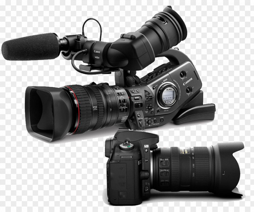 Camera Video Cameras HDV Three-CCD High-definition PNG