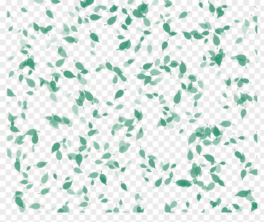 Green Leaves Background PNG