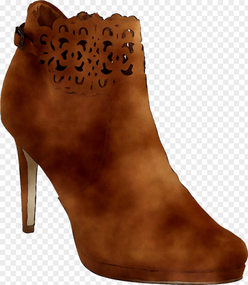 High-heeled Shoe Boot Suede PNG
