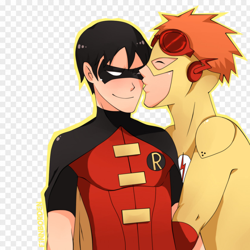 Robin Wally West Dick Grayson Flash PNG