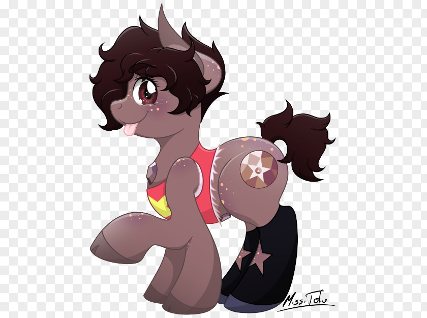 Smoky Quartz Cat Princess Allura Pony Amethyst PNG