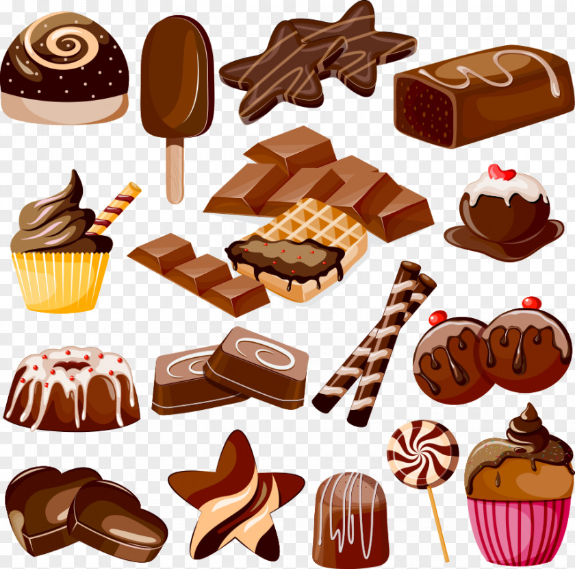 Vector Chocolate Products Cake Bar Cookie PNG