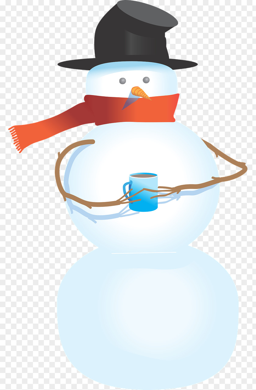 Winter Snowman Decoration Cartoon PNG