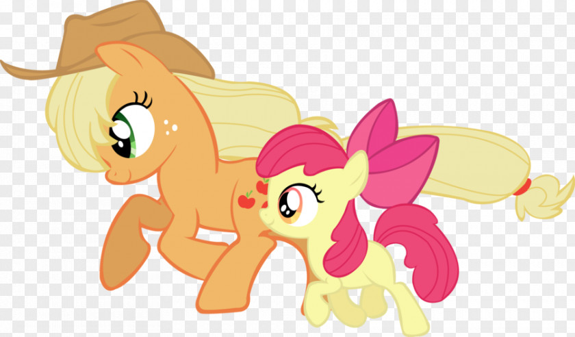 Apple Blossom Pony Applejack Rainbow Dash Horse Yellow PNG