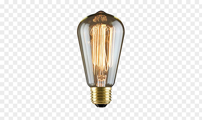 Cool Light Incandescent Bulb Electrical Filament Edison Lamp PNG
