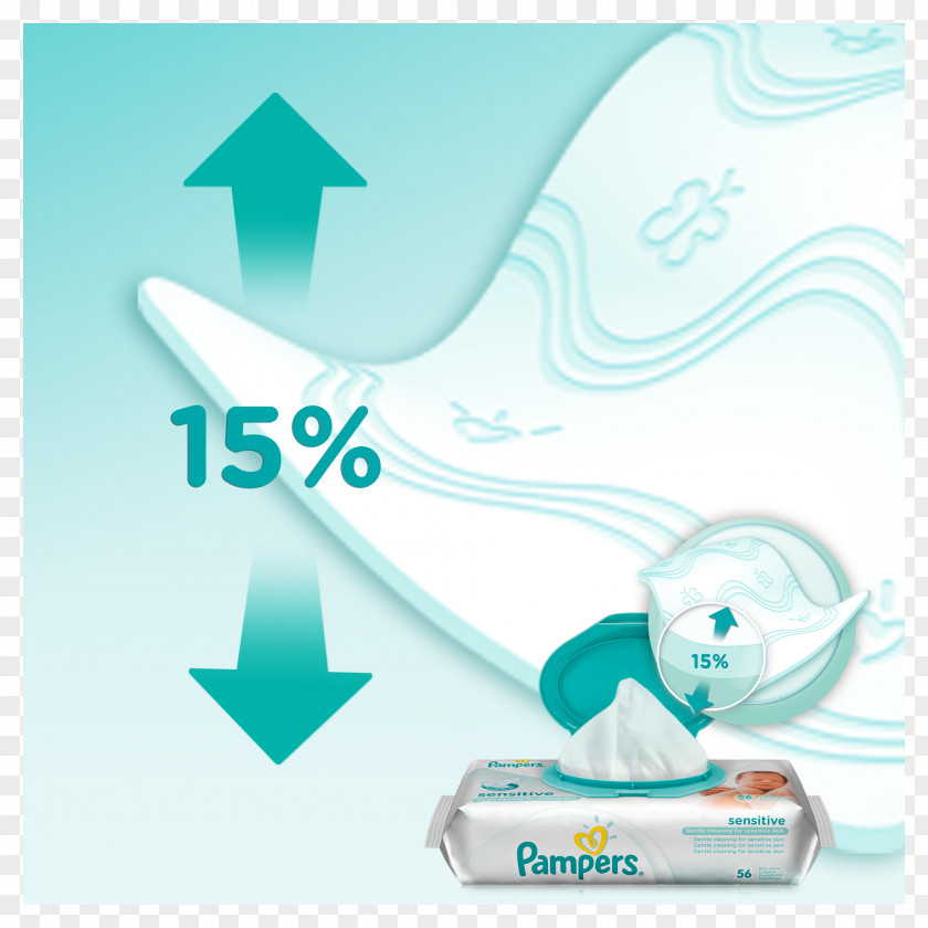 Diaper Pampers Sensitive Baby Wipes Wet New 600 Pcs. PNG
