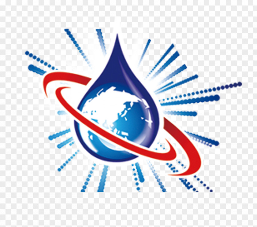 Earth Water Drop Logo Material Graphic Design PNG