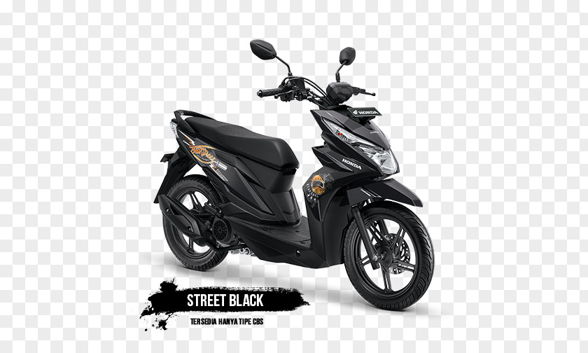 Honda BeAT Street ESP PT Astra Motor Motorcycle PNG