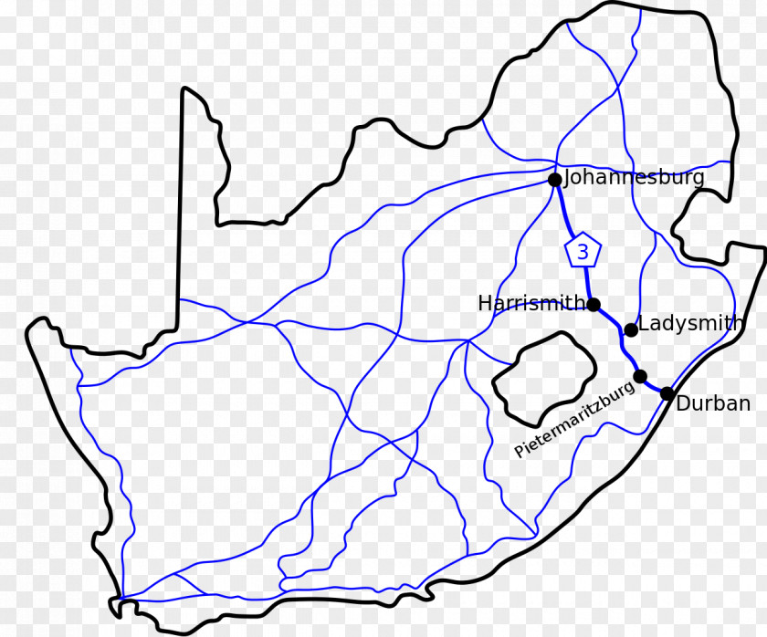 South Africa Cape Town N2 Durban East London Kokstad PNG
