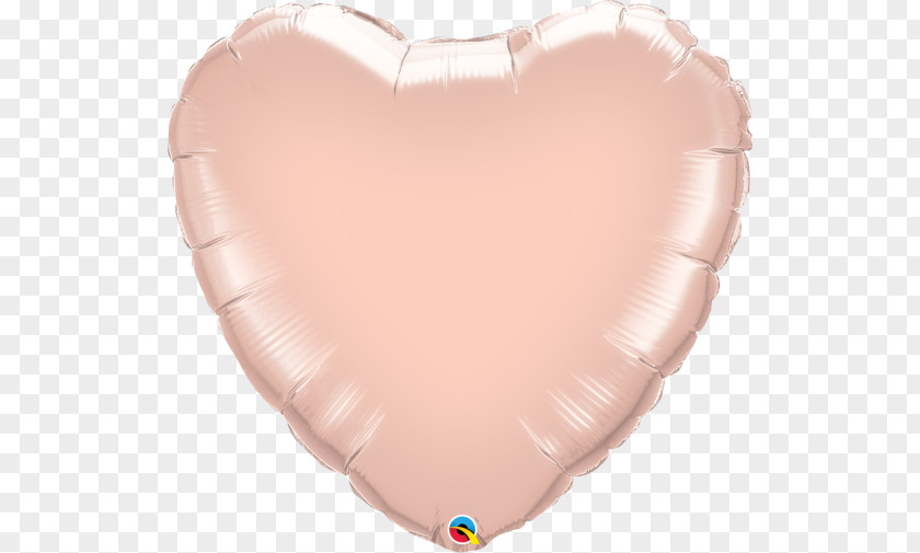 Balloon Toy Gold Rose Heart PNG