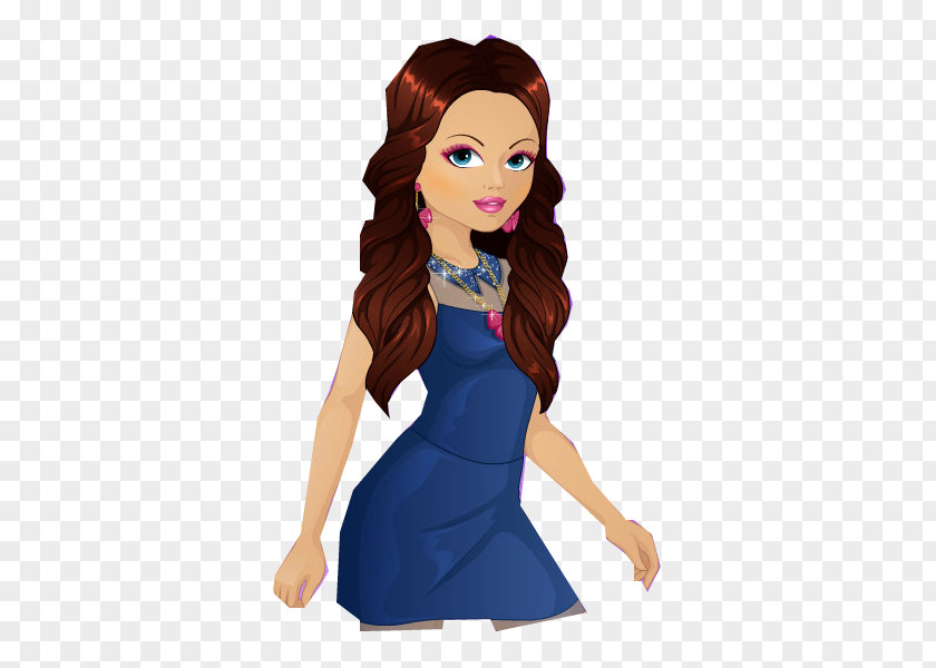 Doll Brown Hair Character Fiction PNG