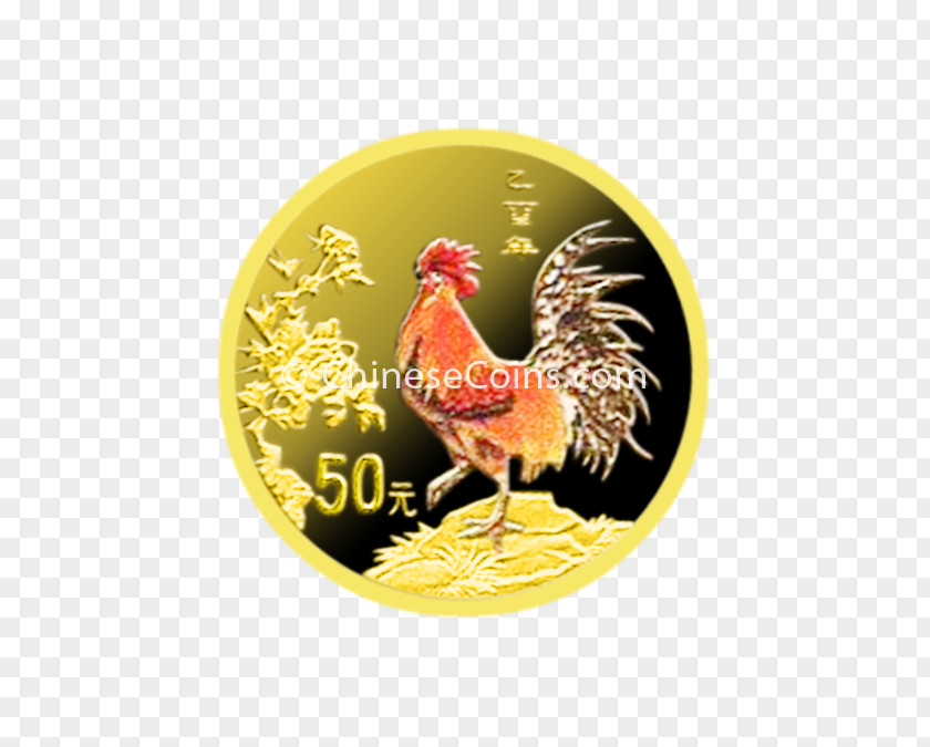 Rooster Gold Coin Set Proof Coinage PNG