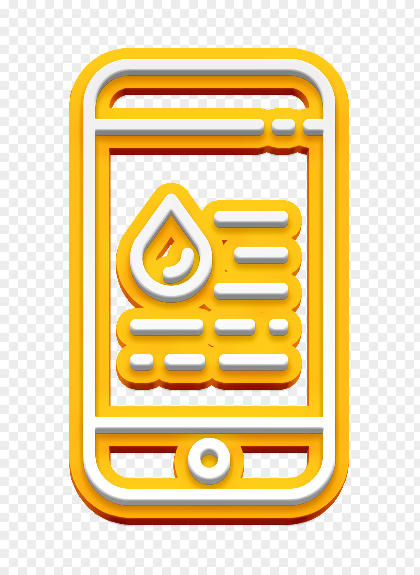 Smartphone Icon Touch Screen Water PNG