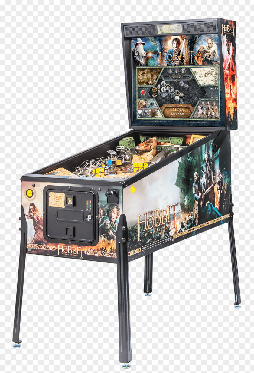 The Hobbit Jersey Jack Pinball Smaug Stern Electronics, Inc. Arcade Game PNG