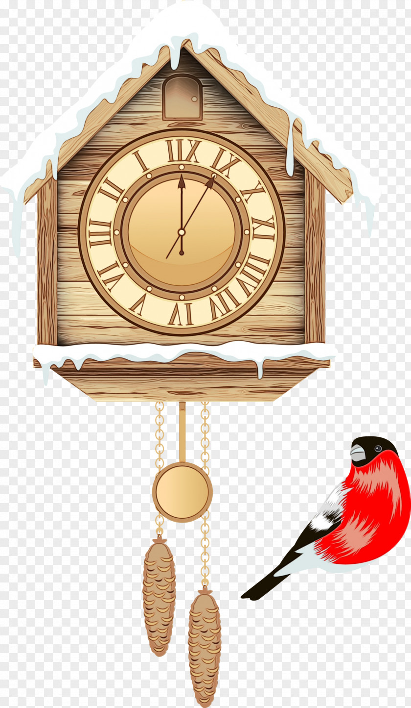 Clock Cuckoo Wall Furniture Analog Watch PNG