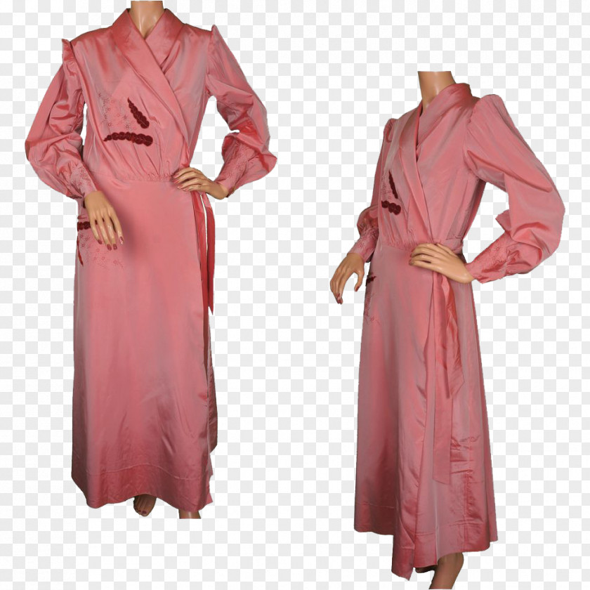 Dress Bathrobe Clothing Gown PNG