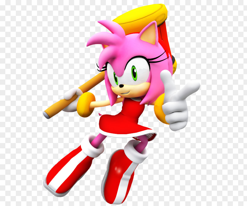 Models Vector Amy Rose Knuckles The Echidna Sonic Chronicles: Dark Brotherhood Generations And Secret Rings PNG