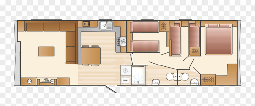 Butlins Skegness HouseBed Plan Mobile Home Caravan Holidays PNG