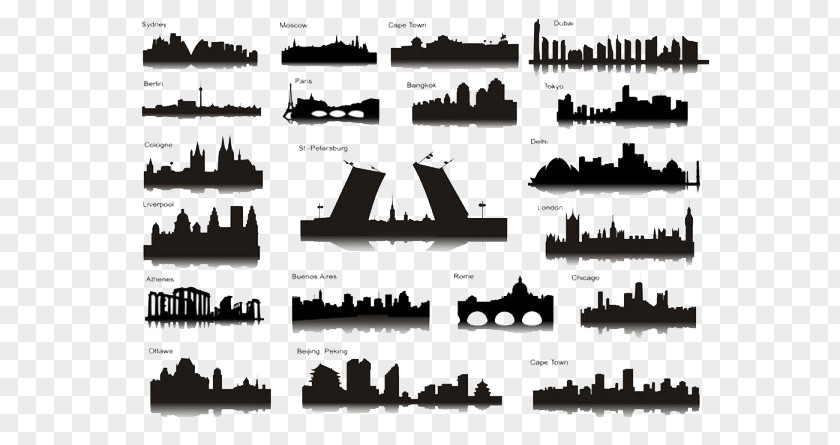 City Silhouette Cities: Skylines Liverpool PNG