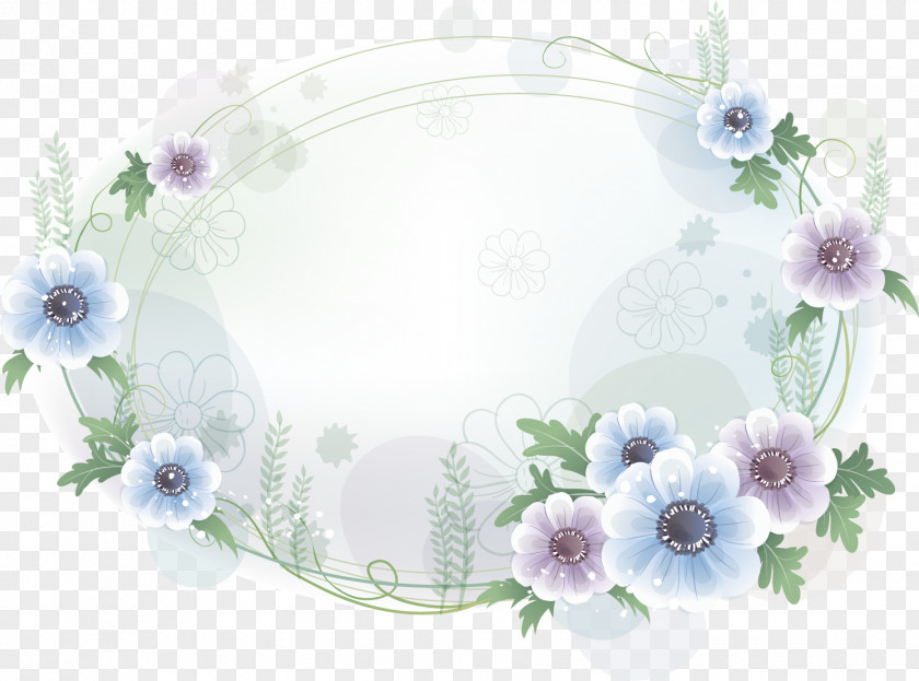 Flower Frame Floral PNG