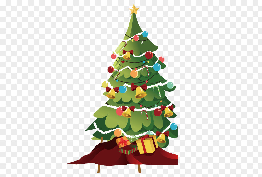 Green Christmas Tree Clip Art PNG