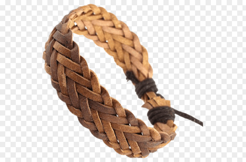Leather Braid Bracelet PNG