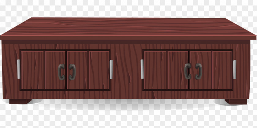 Angle Coffee Tables Drawer Wood Stain PNG