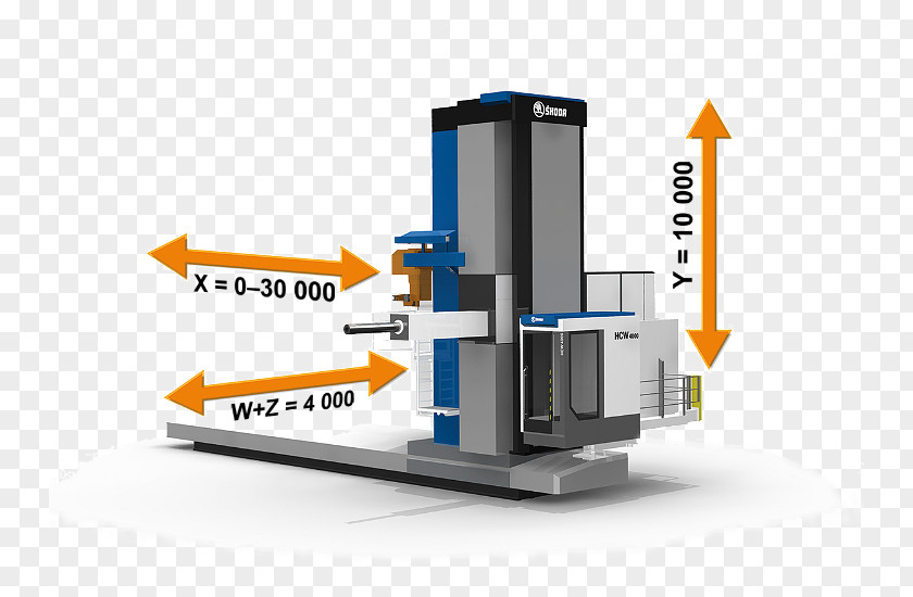 Machine Tool Horizontal Boring Škoda Auto Milling PNG