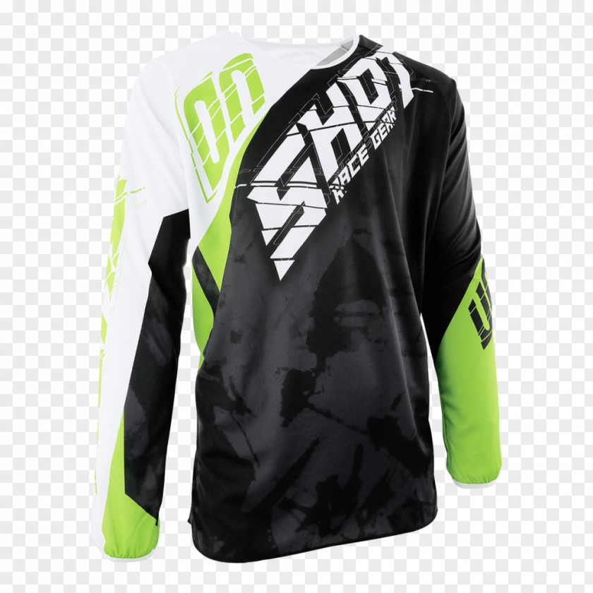 Motocross Green Cycling Jersey Pants Red PNG