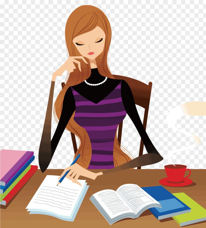 People Are Working Drawing Stock Illustration PNG