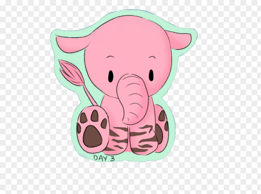 Pig Snout Pink M Clip Art PNG