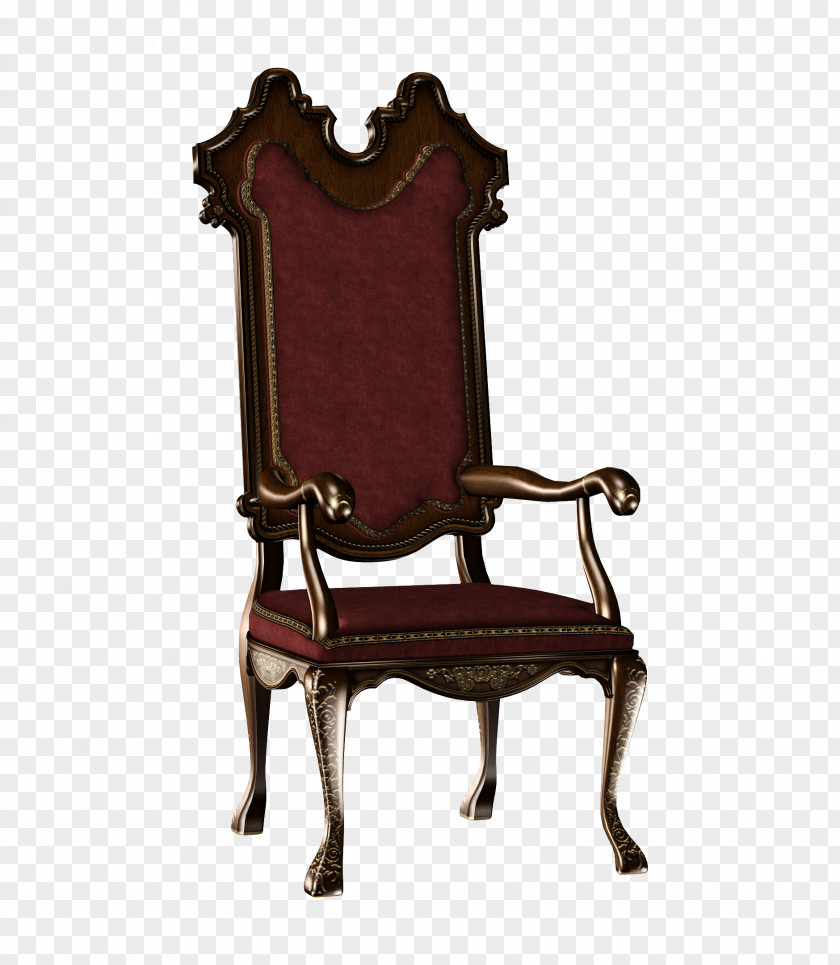 Royal Seat Chair Table Clip Art PNG