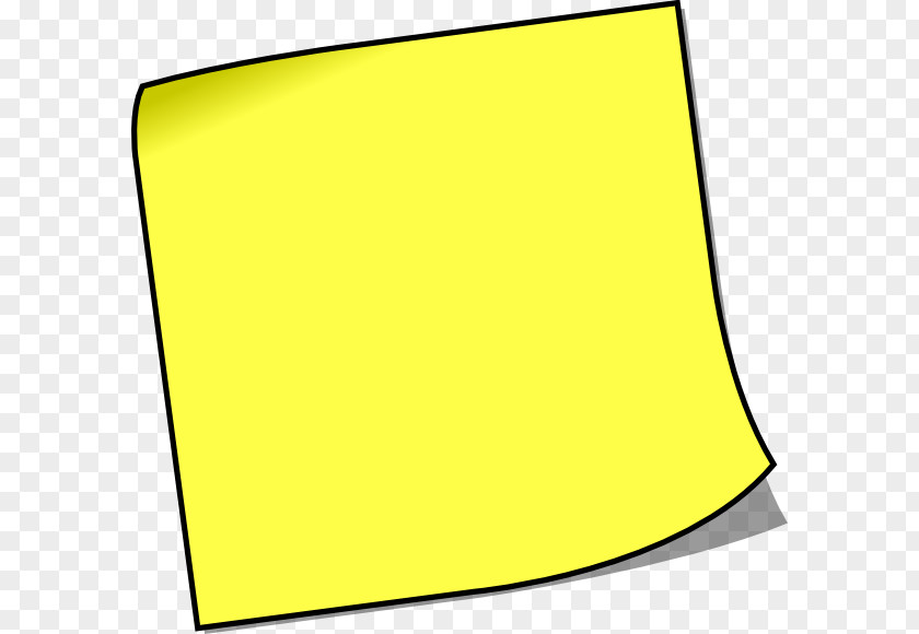 Sticky Note Post-it Notes Paper Clip Art PNG