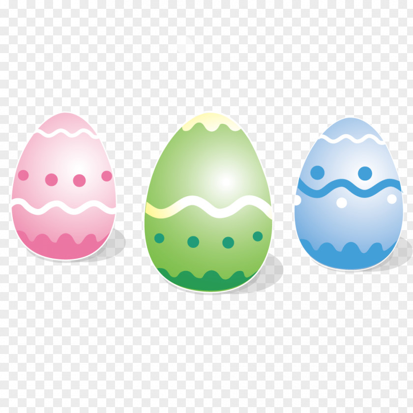 Vector Small Colored Eggs Easter Bunny Egg Clip Art PNG