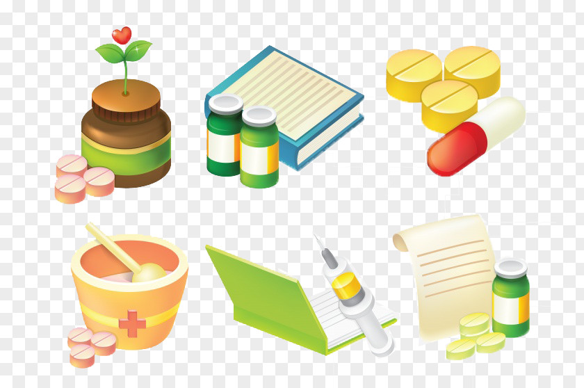 Colored Pills Capsule Pharmaceutical Drug Icon PNG