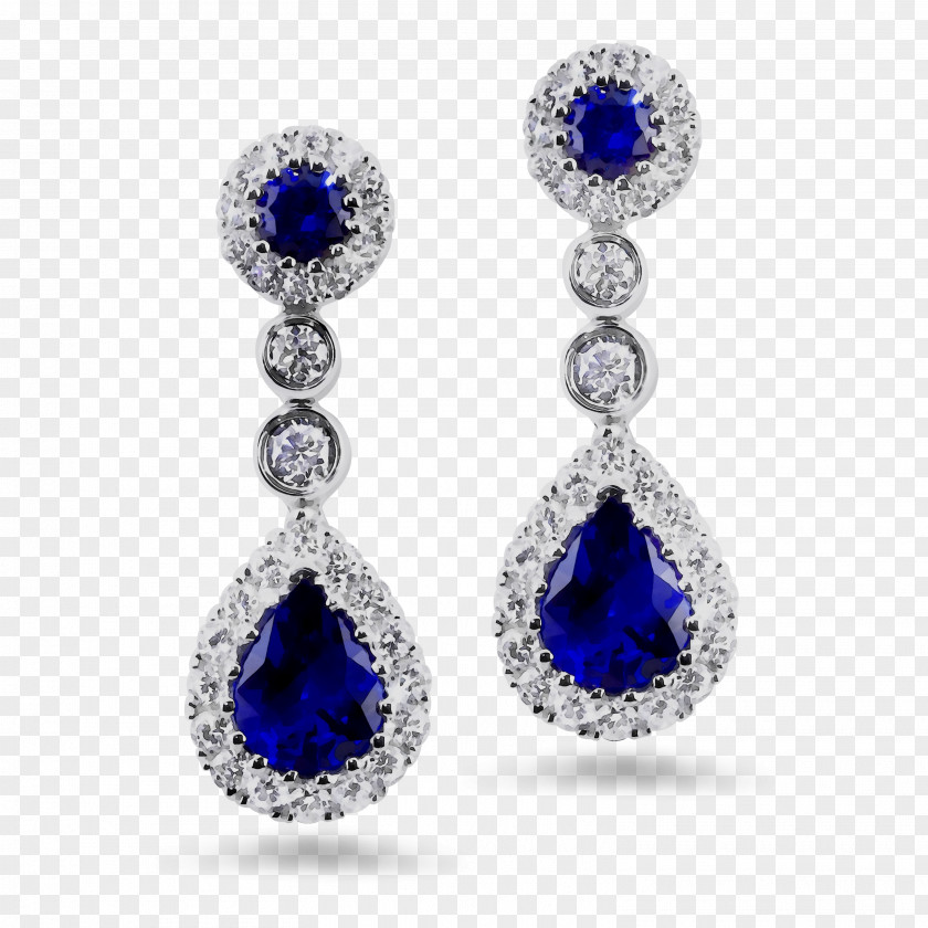 Earring Sapphire Body Jewellery Diamond PNG