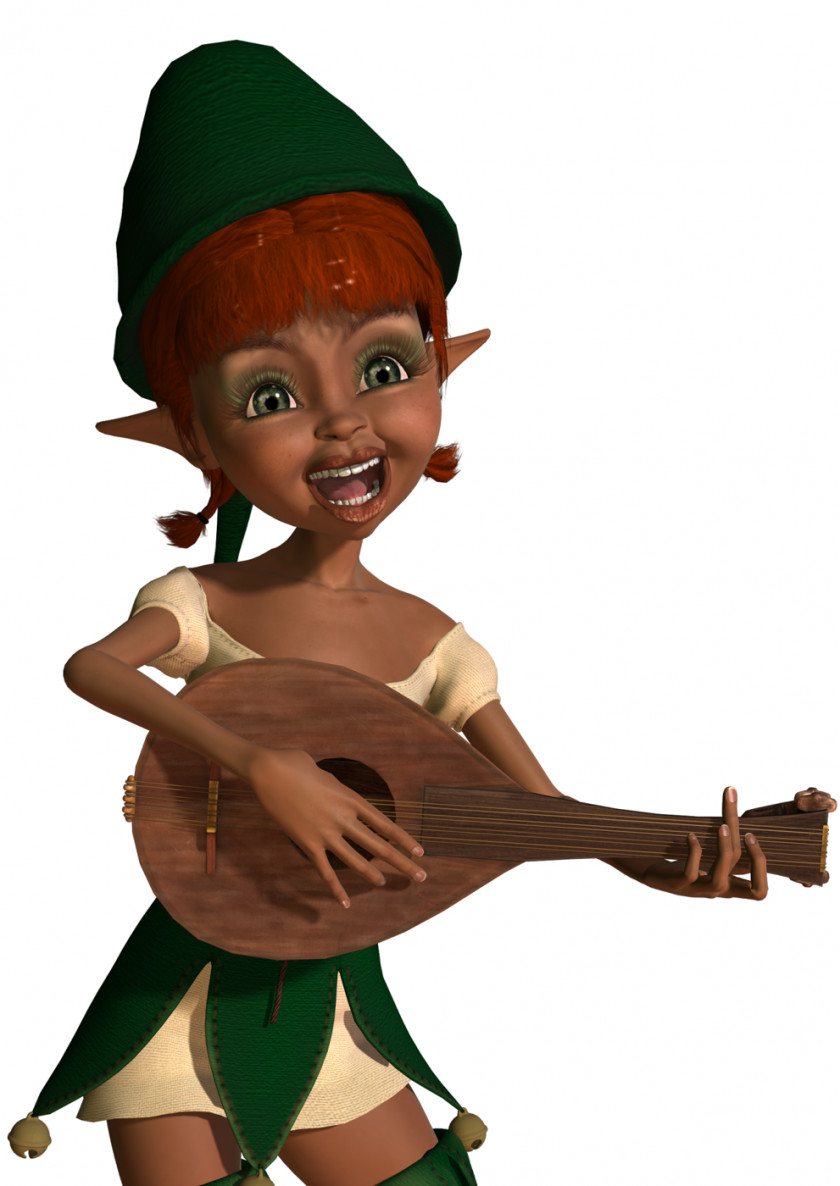 Elf Cartoon Character Legendary Creature Fiction PNG