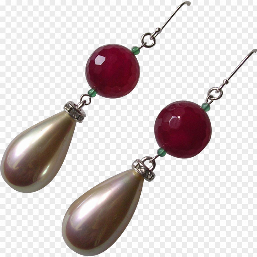 Gemstone Earring Bead PNG