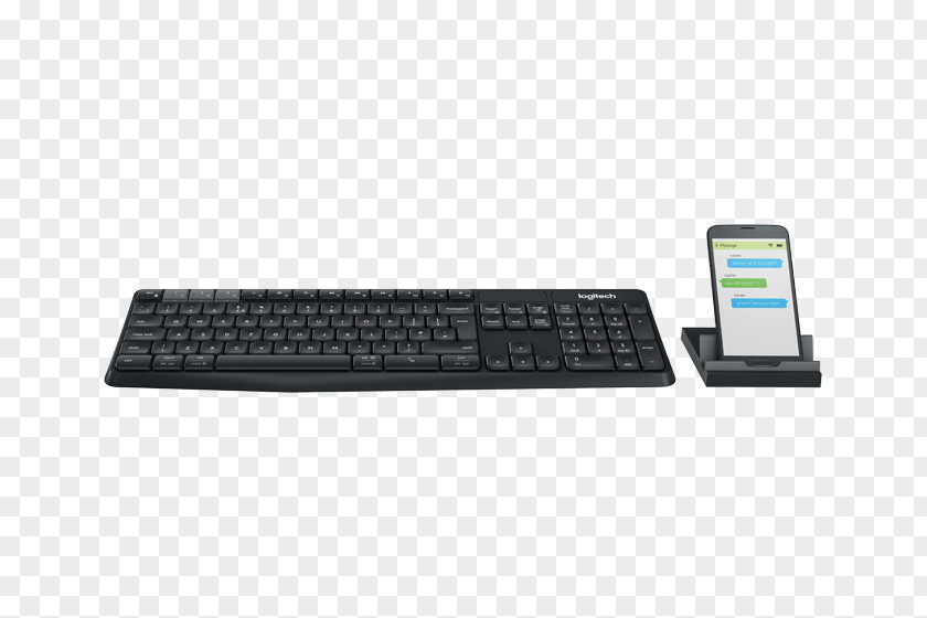 Keyboard Computer Logitech Wireless Handheld Devices Input PNG