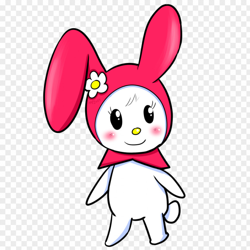 Taro Flower Easter Bunny Cartoon Clip Art PNG