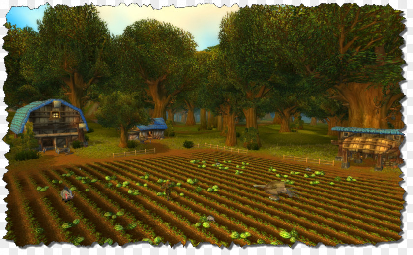 Tree Landscape Farm Biome PNG