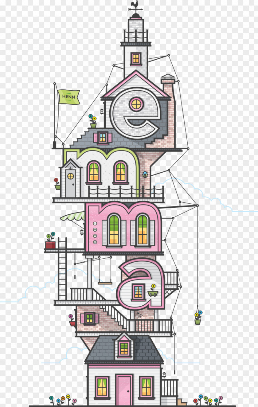 Lighthouse Illustration Architectural Illustrator Drawing PNG