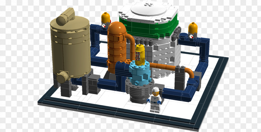 Toy Nuclear Power Plant Reactor LEGO PNG